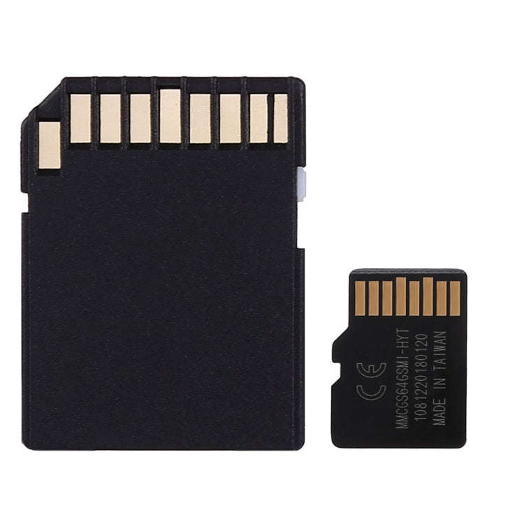 64GB High Speed Class 10 Micro SD(TF) Memory Card from Taiwan, Write: 8mb/s, Read: 12mb/s (100% R...