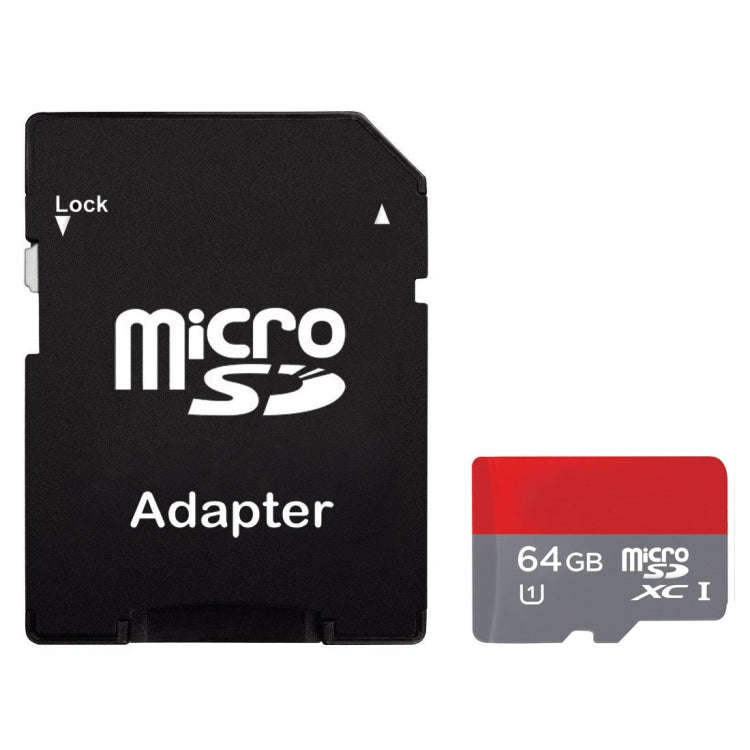 64GB High Speed Class 10 TF/Micro SDHC UHS-1(U1) Memory Card, Write: 15mb/s, Read: 30mb/s  (100% ...