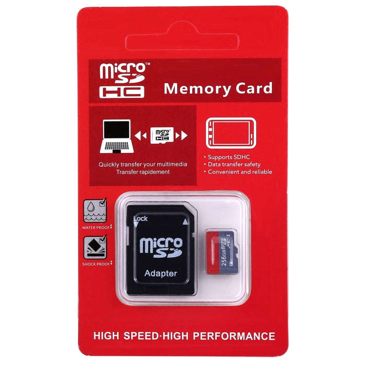 256GB High Speed Class 10 TF/Micro SDHC UHS-1(U1) Memory Card, Write: 15mb/s, Read: 30mb/s  (100%...