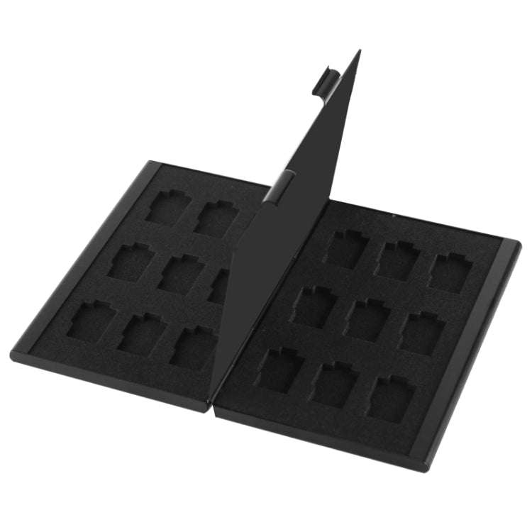 2x 9 in 1 Memory Card Protective Case Box for TF Card, Size: 93mm (L) x 62mm (W) x 10mm (H), Blac...