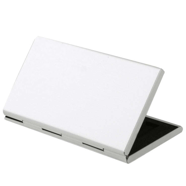 2x 9 in 1 Memory Card Protective Case Box for TF Card, Size: 93mm (L) x 62mm (W) x 10mm (H), Silv...