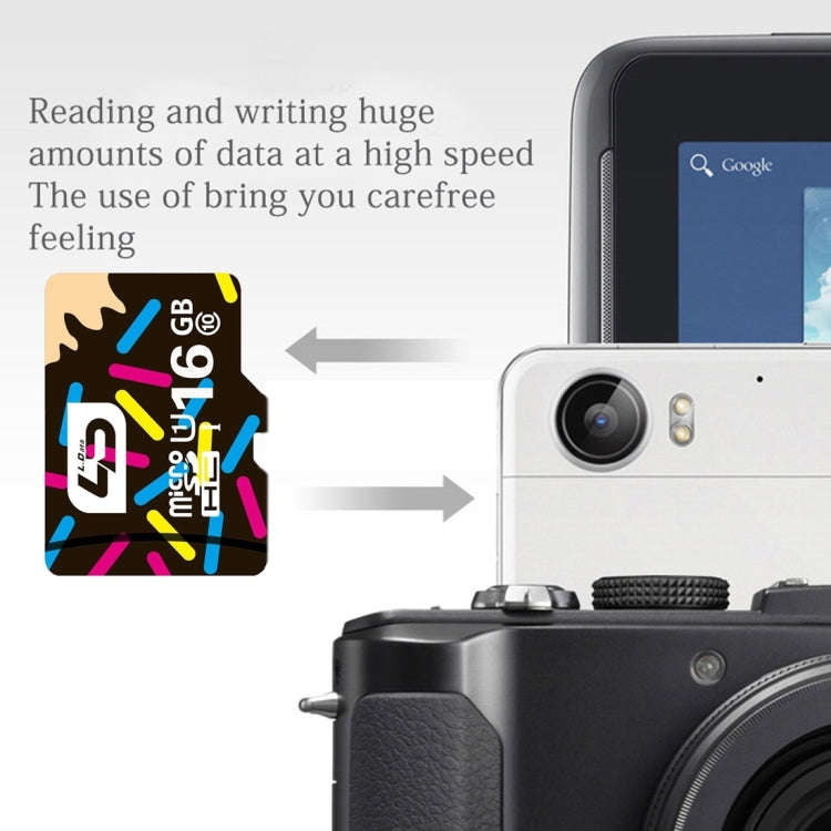 LD 16GB High Speed Class 10 TF/Micro SDXC UHS-1(U1) Memory Card