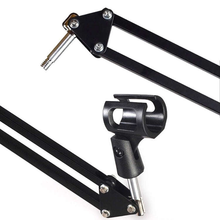NB-35 Adjustable Table Mount Recording Microphone Suspension Arm Stand Clip Holder, For Studio Re...