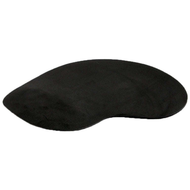 Ultra Slim Rubber Bottom & Cloth Sponge Wrist Supporter Mouse Pad(Black)