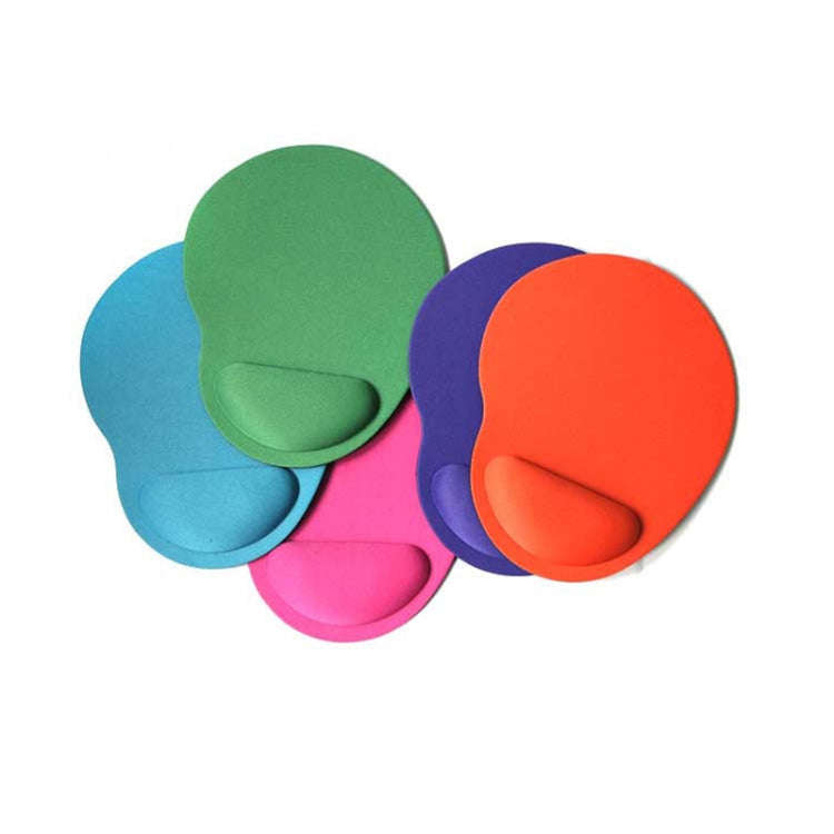 2 PCS Cloth Gel Wrist Rest Mouse Pad(Orange)