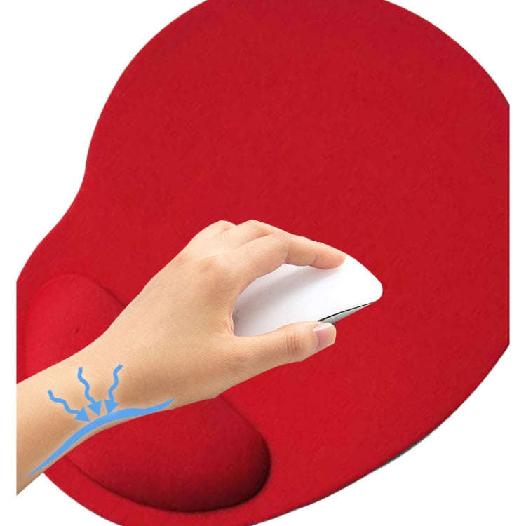 2 PCS Cloth Gel Wrist Rest Mouse Pad(Orange)