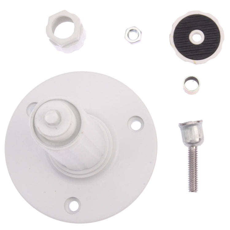 ABS Wall Mount Stand Bracket For Security Camera for Outdoor / Indoor Use, Size: 18cm x 9cm(White)