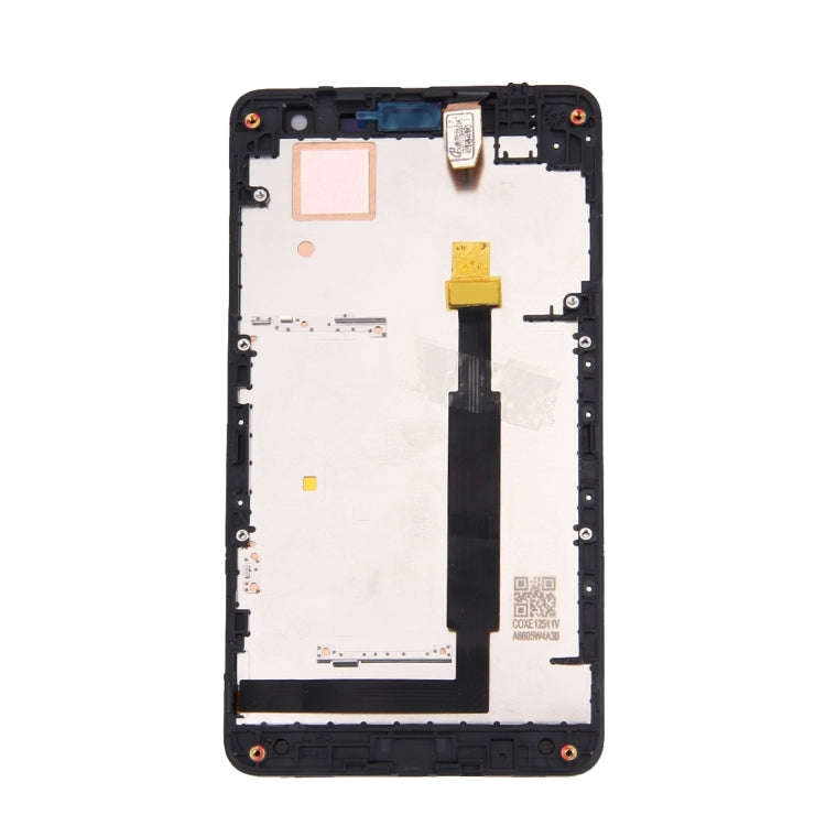 LCD Display + Touch Panel with Frame for Nokia Lumia 625 (Black)