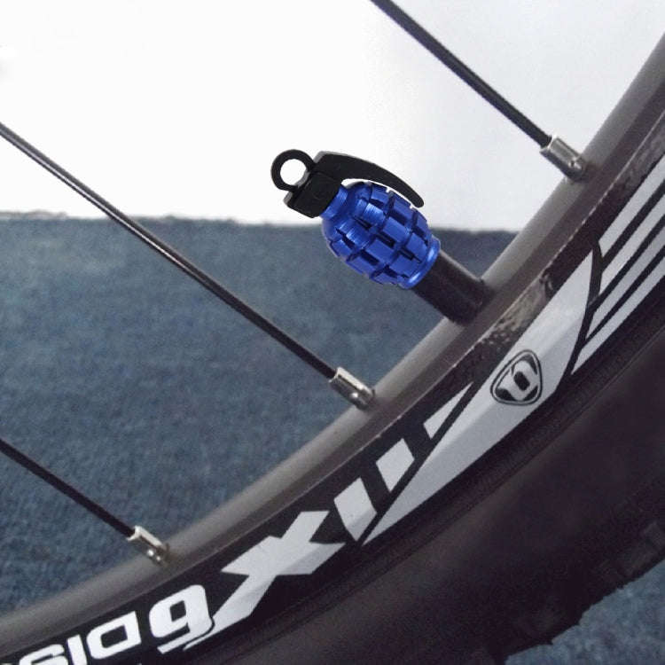 4 PCS Universal Bicycle Tire Valve Caps(Blue)