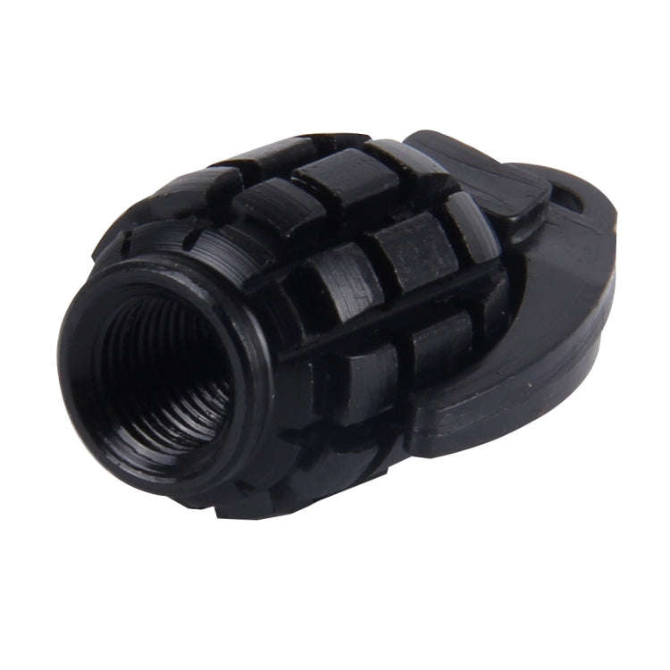 4 PCS Universal Bicycle Tire Valve Caps(Black)