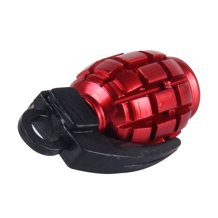 4 PCS Universal Bicycle Tire Valve Caps(Red)