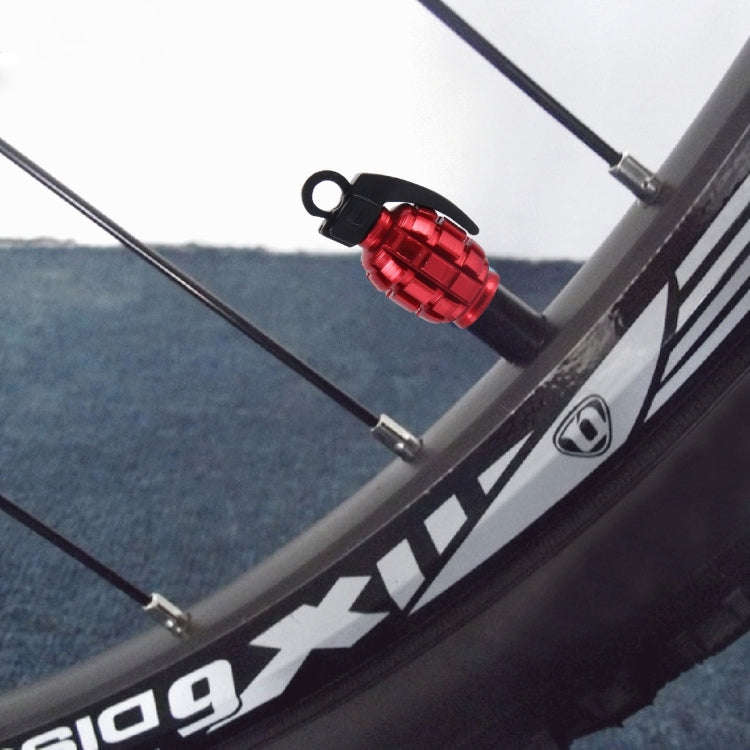 4 PCS Universal Bicycle Tire Valve Caps(Red)