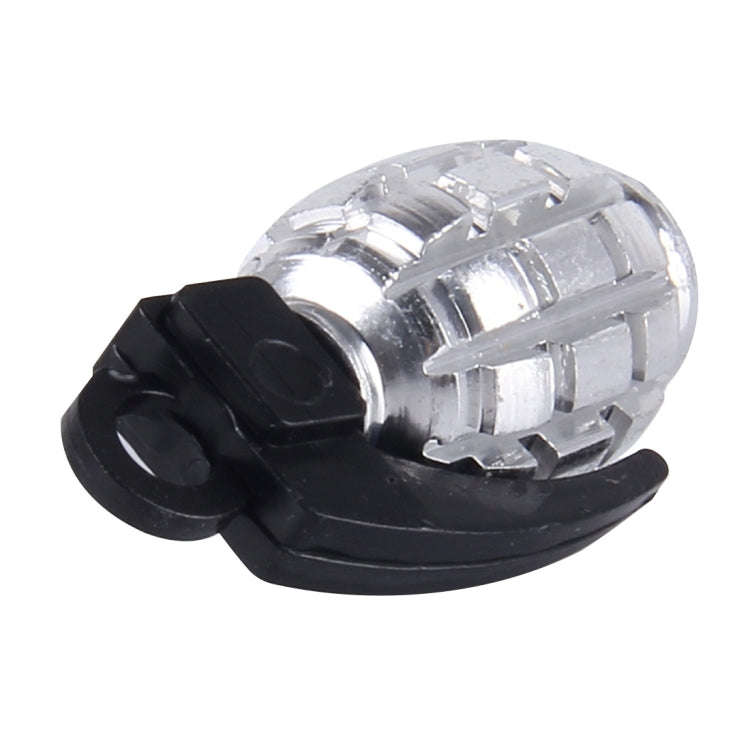 4 PCS Universal Bicycle Tire Valve Caps(Silver)