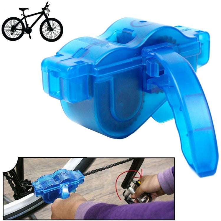 Bicycle Chain Cleaner Cycling Bike Machine Brushes Scrubber Wash Tool Kit Mountaineer Bicycle Cha...