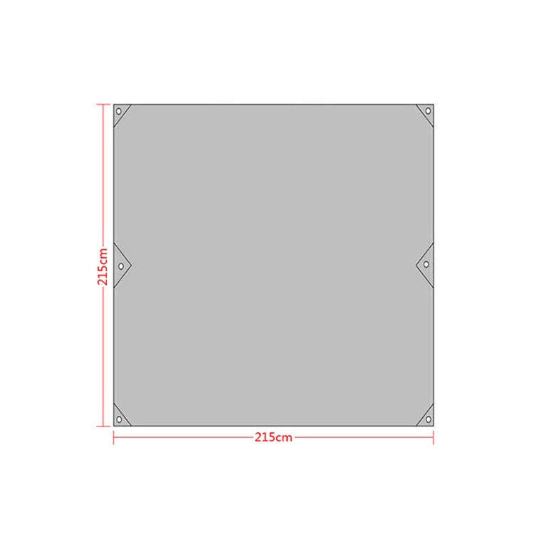 Waterproof Oxford Cloth 420D Oxford Material Camping Picnic Beach Tent Roof Tarp (Size: 215x215cm...