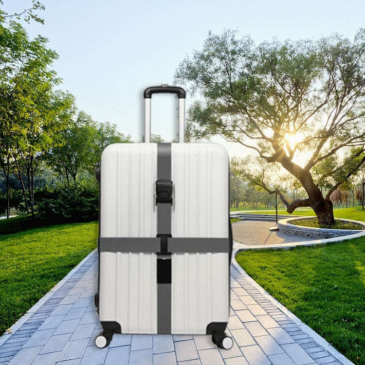 Luggage Strap Cross Belt Adjustable Packing Band Belt Strap with Password Lock for Luggage Travel...