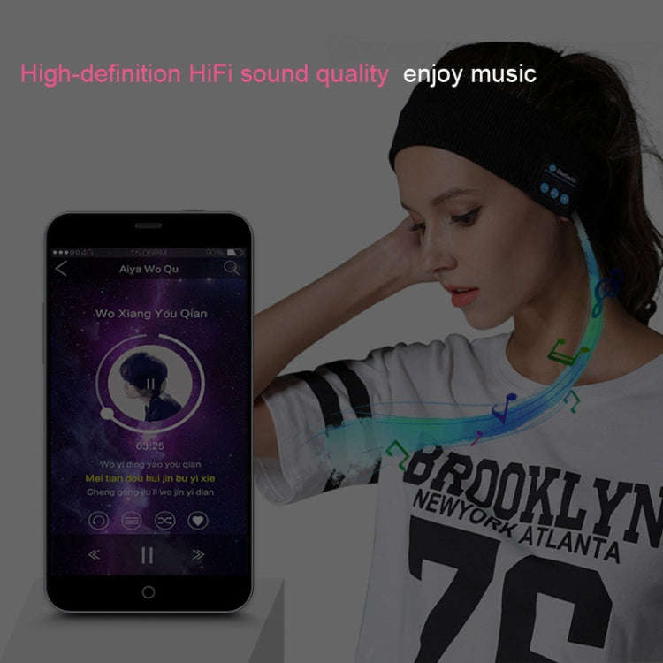 My-Call Bluetooth V5.0 Headsfree Sport Headband Music Headwear for iPhone 6 & 6s / iPhone 5 & 5S ...