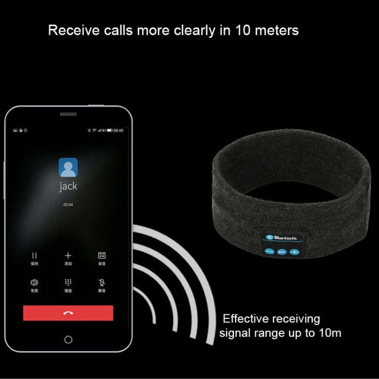 My-Call Bluetooth V5.0 Headsfree Sport Headband Music Headwear for iPhone 6 & 6s / iPhone 5 & 5S ...