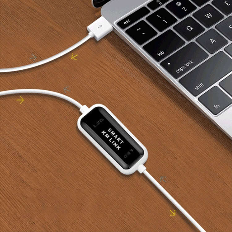 High Speed USB 2.0 Smart KM Link Cable, PC to PC Keyboard & Mouse Share, Plug and Play, Length: 1...