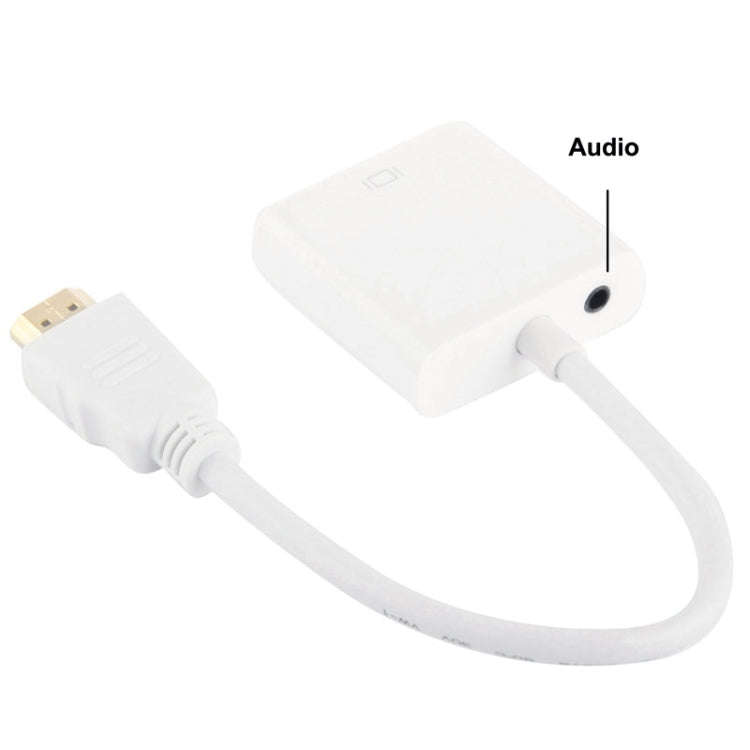 24cm Full HD 1080P HDMI to VGA + Audio Output Cable for Computer / DVD / Digital Set-top Box / La...