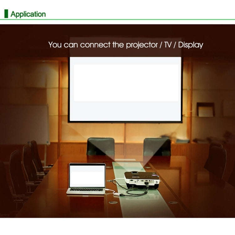 24cm Full HD 1080P HDMI to VGA + Audio Output Cable for Computer / DVD / Digital Set-top Box / La...