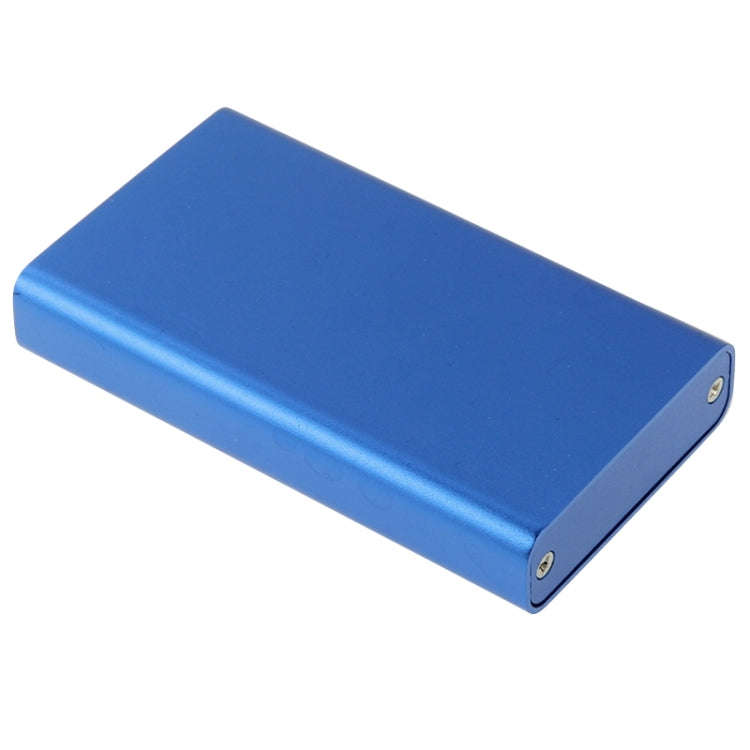 6gb/s mSATA Solid State Disk SSD to USB 3.0 Hard Disk Case(Blue)