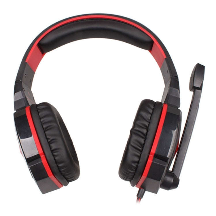 EACH G4000 Stereo Gaming Headset with Mic Volume Control & LED Light for Computer, Cable Length: ...