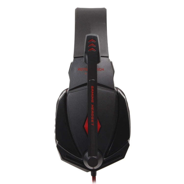 EACH G4000 Stereo Gaming Headset with Mic Volume Control & LED Light for Computer, Cable Length: ...
