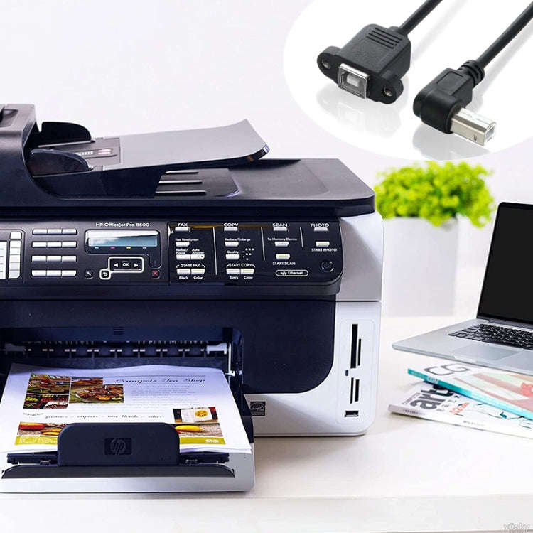 USB 2.0 Type-B Male to Female Printer / Scanner Extension Cable for HP, Dell, Epson, Length: 50cm...