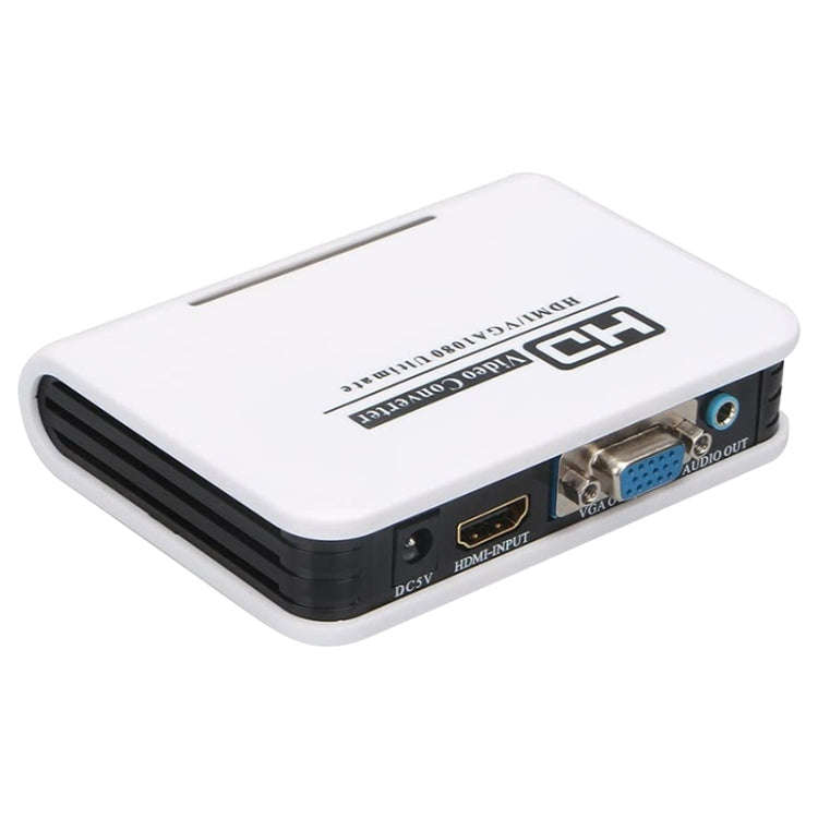 1080P HDMI to VGA adapter Digital to Analog Video Audio Converter Cable for Xbox 360 PS3 PS4 PC L...
