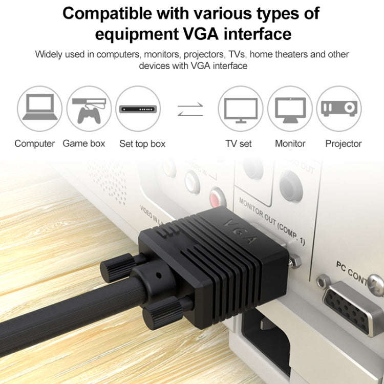 3m Normal Quality VGA 15Pin Male to VGA 15Pin Female Cable for CRT Monitor