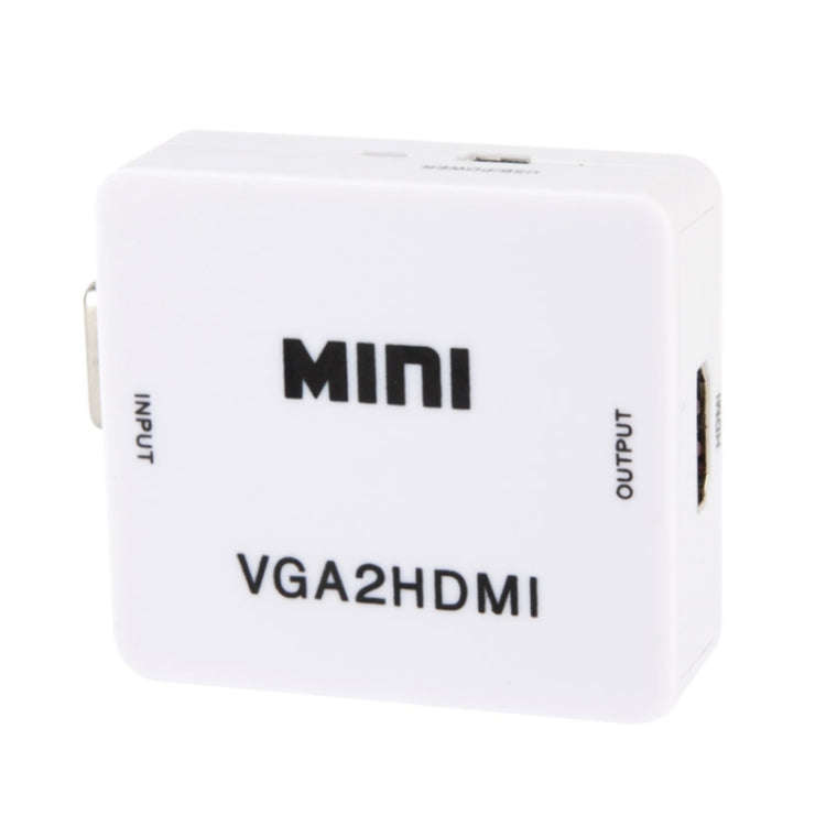 1080P Mini VGA to HDMI Audio Video Converter for HDTV, PC, Laptop and DVD
