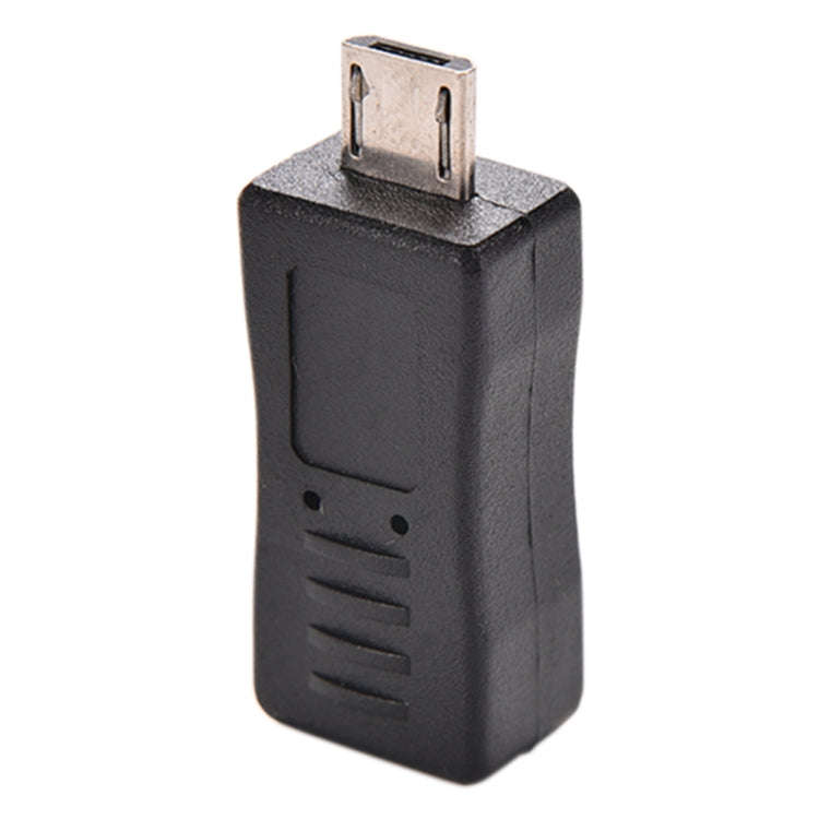 USB 2.0 Micro USB Male to Female Adapter for Galaxy S IV / i9500 / S III / i9300(Black)