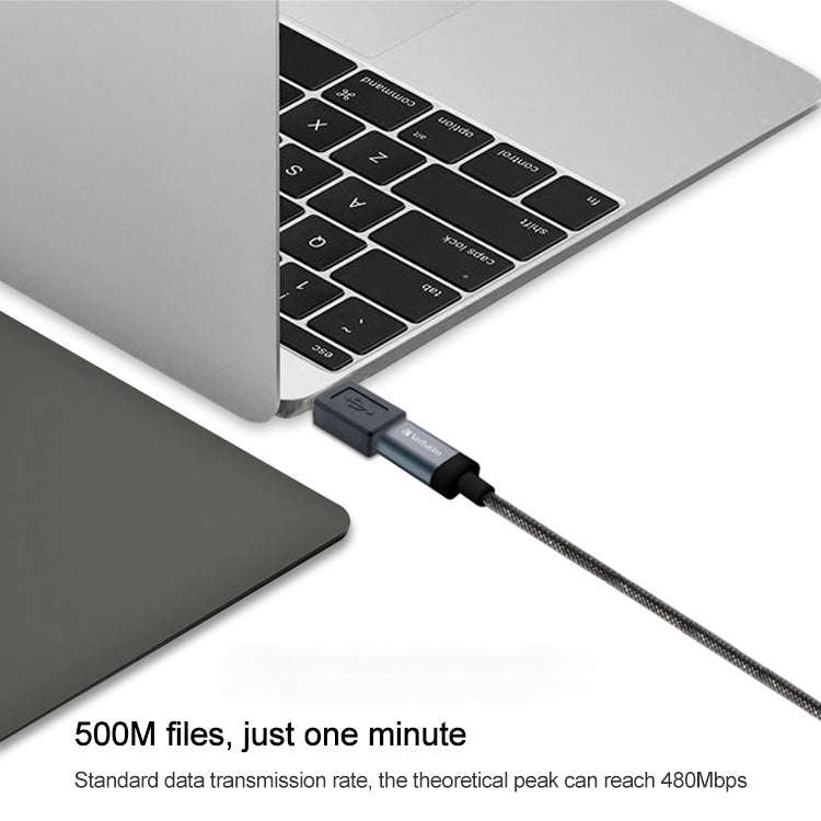 USB 2.0 AM to Micro USB Female Adapter(Black)