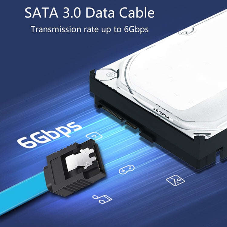 45cm Serial ATA 3.0 Data Cable (Aeruginosa Stone)