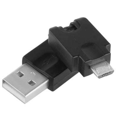 USB 2.0 AM to Micro USB 360 Degree Swivel Adapter for Galaxy S IV / i9500 / S III / i9300 /Note I...