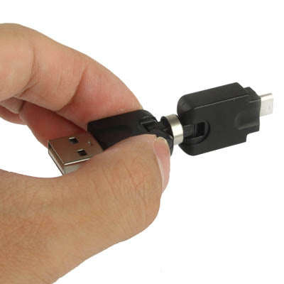 USB 2.0 AM to Micro USB 360 Degree Swivel Adapter for Galaxy S IV / i9500 / S III / i9300 /Note I...