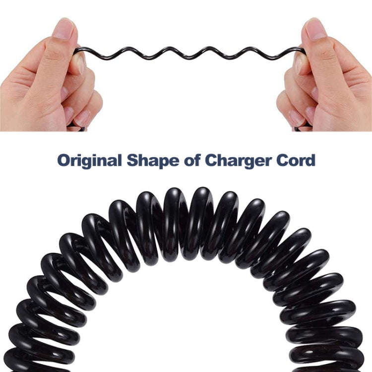 Micro USB Male to Mini 5-pin USB Coiled Cable / Spring Cable, Length: 20cm (can be extended up to...