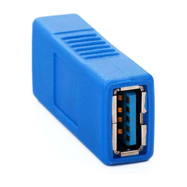 Super Speed USB 3.0 AF to AF Cable Adapter (Blue)