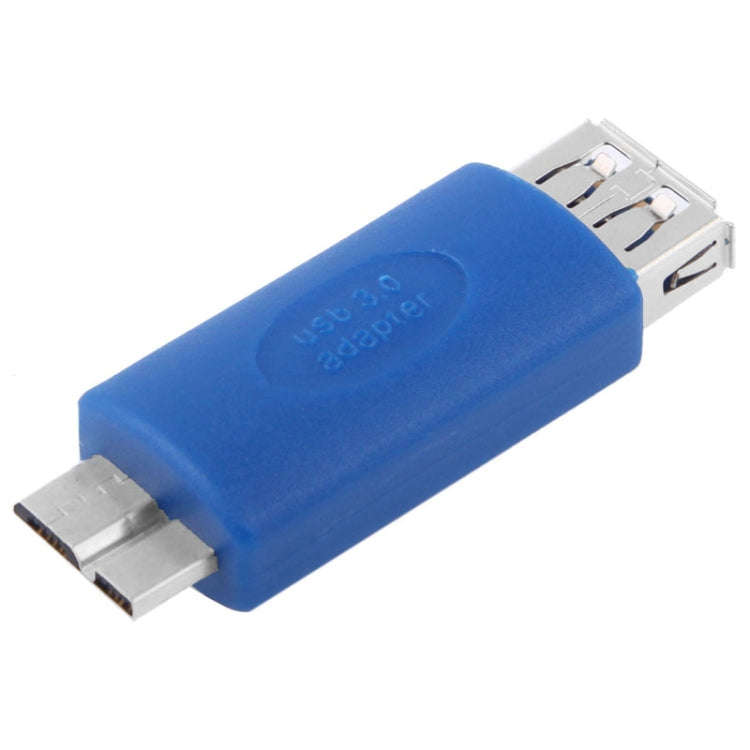 Super Speed USB 3.0 AF to USB 3.0 Micro-B Male Adapter(Blue)
