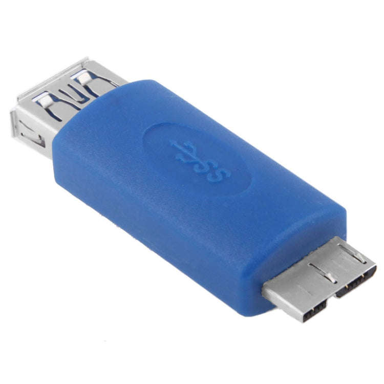 Super Speed USB 3.0 AF to USB 3.0 Micro-B Male Adapter(Blue)