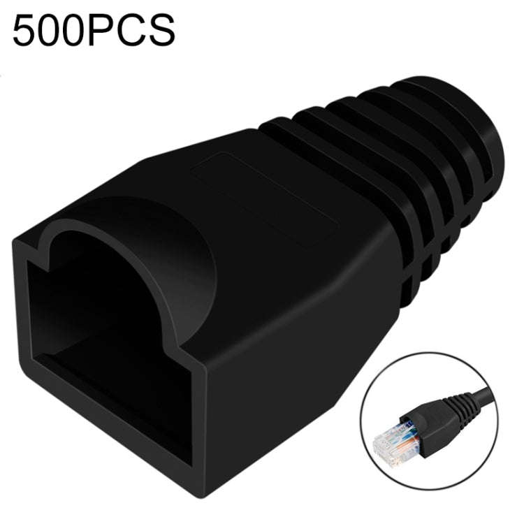 Network Cable Boots Cap Cover for RJ45, Green (500 pcs in one packaging , the price is for 500 pc...