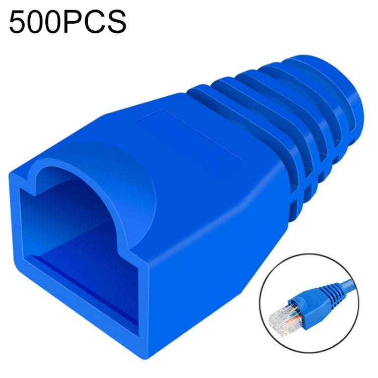 Network Cable Boots Cap Cover for RJ45, Green (500 pcs in one packaging , the price is for 500 pc...