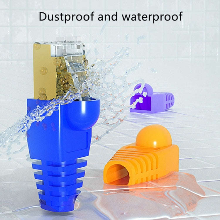 Network Cable Boots Cap Cover for RJ45, Green (500 pcs in one packaging , the price is for 500 pc...