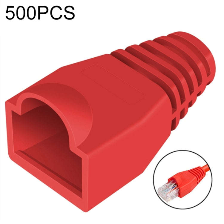 Network Cable Boots Cap Cover for RJ45, Green (500 pcs in one packaging , the price is for 500 pc...