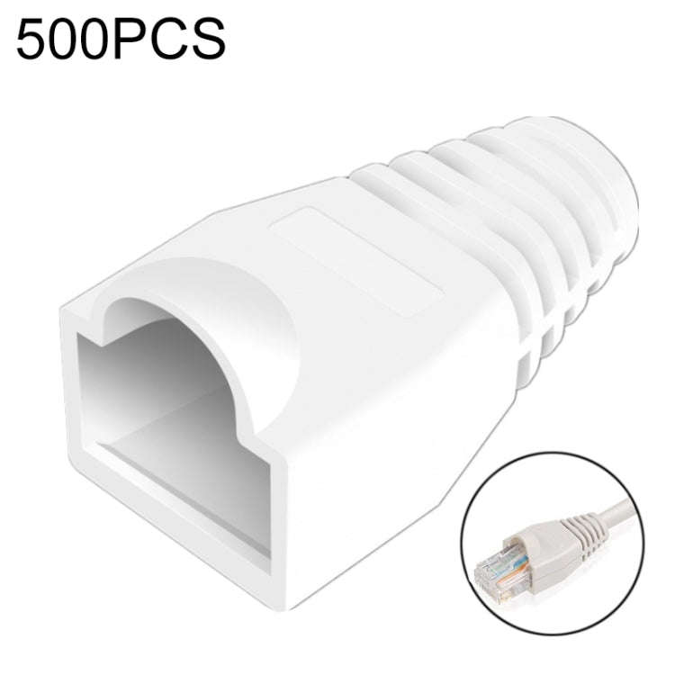 Network Cable Boots Cap Cover for RJ45, Green (500 pcs in one packaging , the price is for 500 pc...