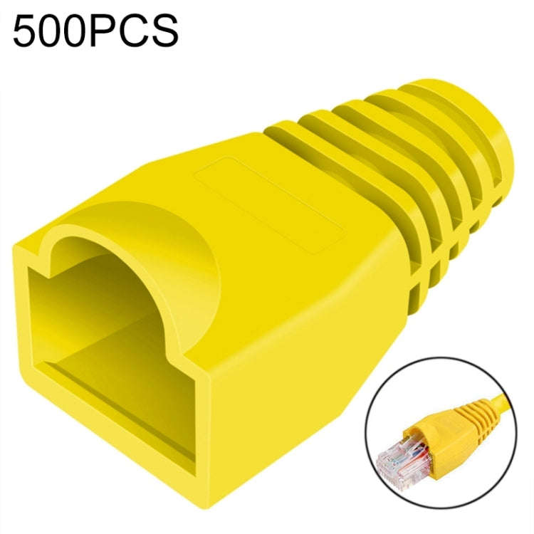 Network Cable Boots Cap Cover for RJ45, Green (500 pcs in one packaging , the price is for 500 pc...