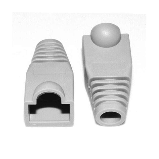 Network Cable Boots Cap Cover for RJ45, Grey (100 pcs in one packaging , the price is for 100 pcs...
