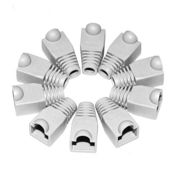 Network Cable Boots Cap Cover for RJ45, Grey (100 pcs in one packaging , the price is for 100 pcs...