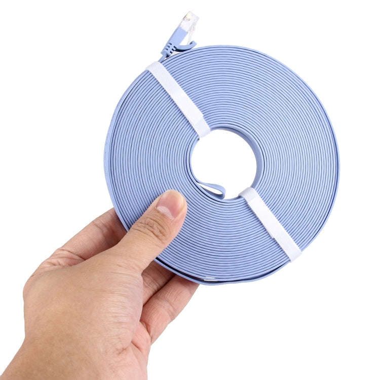 CAT6 Ultra-thin Flat Ethernet Network LAN Cable, Length: 20m(Blue)